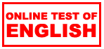 Free Online Test of English Language