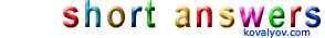 Short Answers - English grammar